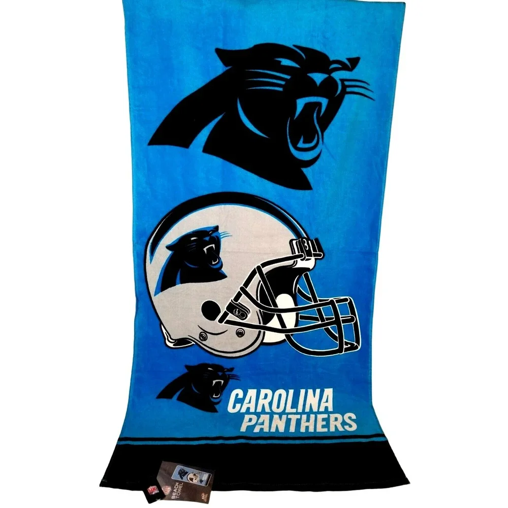 NORTHWEST NFL Carolina Panthers Beach Towel Officially Licensed 28